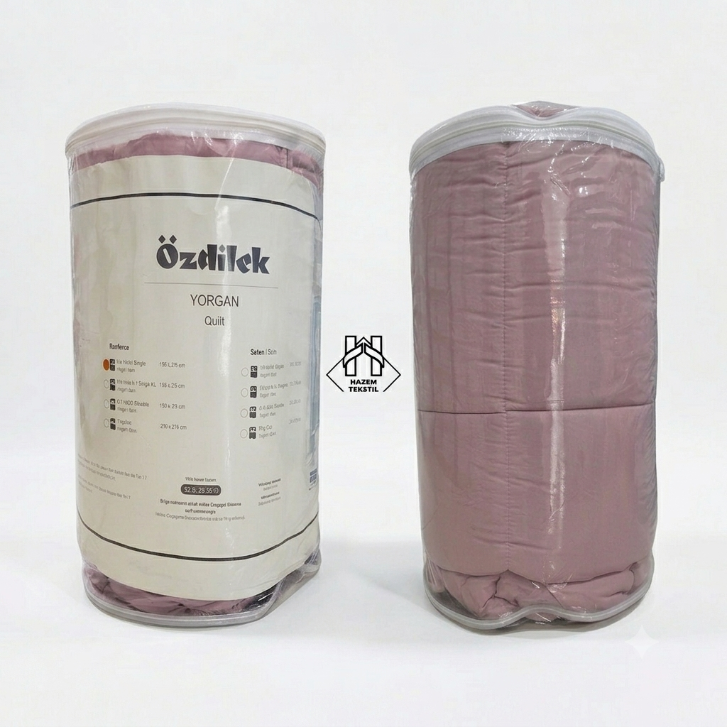 Özdilek Ranforce Tek Kişilik Yorgan Açık Pembe
