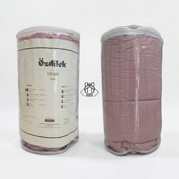 Özdilek Ranforce Tek Kişilik Yorgan Açık Pembe