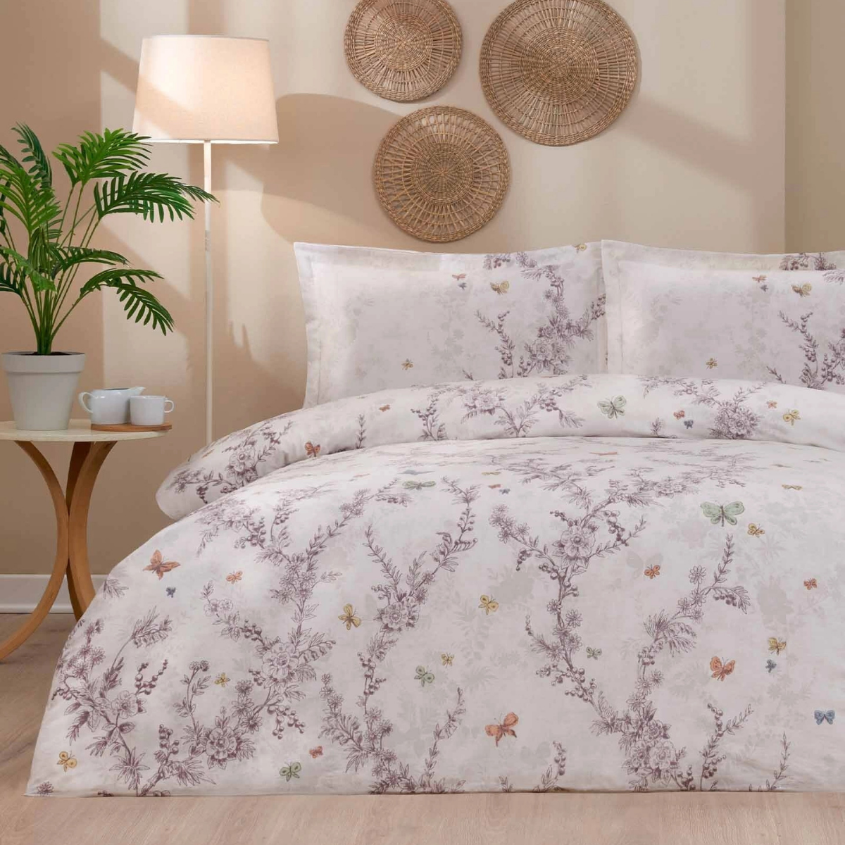 Özdilek Çift Kişilik Ranforce Nevresim Takımı Bloomlight Yeşil