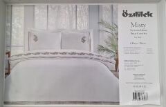 Özdilek Çift Kişilik Nakışlı Nevresim Takımı Misty Bej