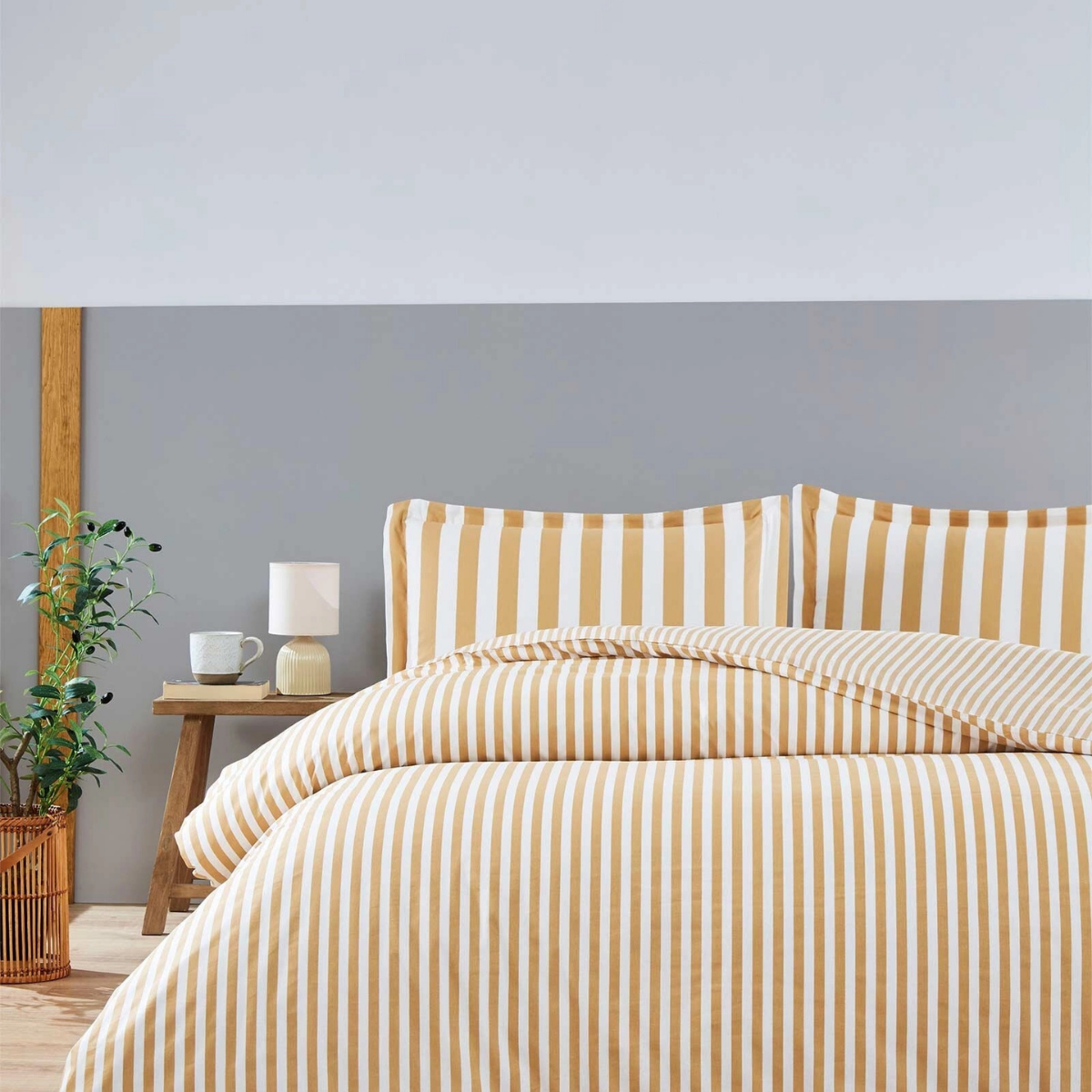 Özdilek Ranforce Tek Kişilik Nevresim Takımı Cabana Line Gold